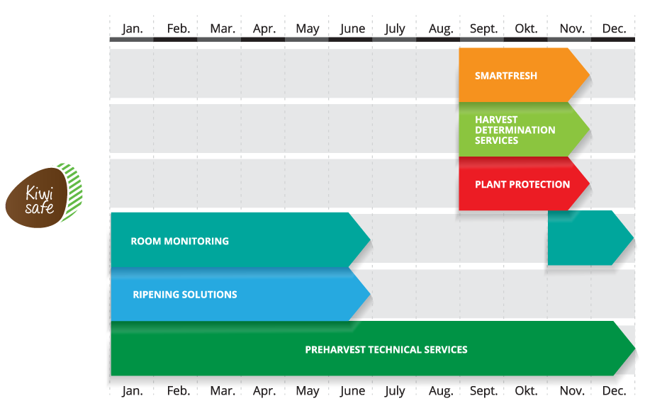 Collective maturity identification table, Kiwi